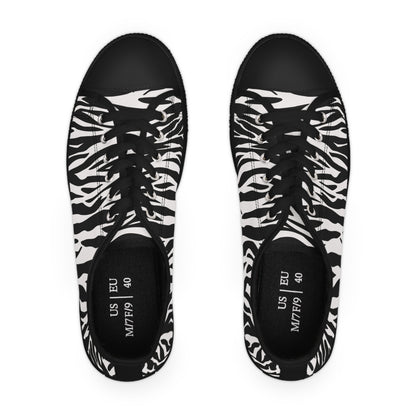 Zebras Colorful Groove - Women (Black) LOW