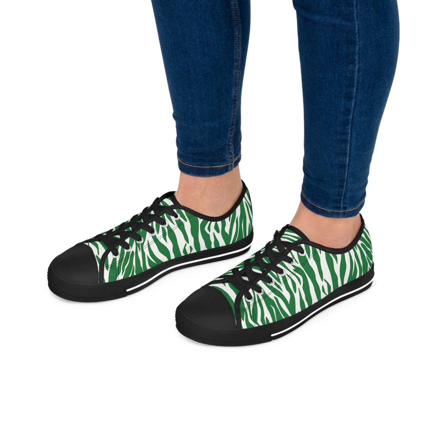 Zebras Colorful Groove - Women (Green) LOW